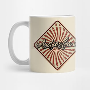 Audio slave vintage design on top Mug